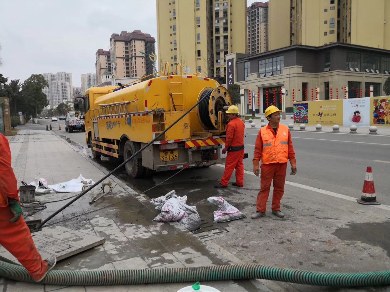 黄埔排污管道清淤-管道清洗